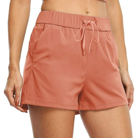 FINALGANG Women Versatile Shorts Solid Color Yoga Athletic Drawstring Shorts Oversized Breathable Bottom With Pockets Suitable For Various Occasions