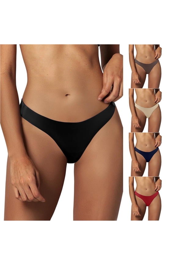 Womens Low Rise Solid Color Seamless Smooth Minimal High Cut Bikini Bottom Lightweight Basic Swim Brief Summer Swimwear For Poolside Leisure Trendy Swimwear XXL