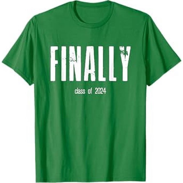 FINALLY Class of 2024 High School Senior Year Seniors Grad TShirt