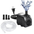 thumbnail image 1 of FINAQUA 400GPH Submersible Fountain Pump, Ultra Quiet 25W Water Pump for Pond, Fish Tank, Aquarium & Hydroponics, 1 of 7