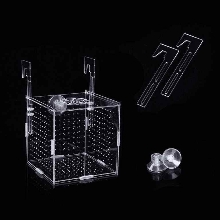 acrylic fish separator box Bubble Magus Aquarium Tank Divider Kit with Suction Cups organized aquarium with the Bubble Magus Acrylic Fish Tank Divider Acrylic Fish Breeding Isolation Box
