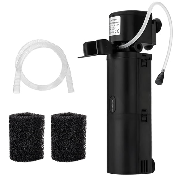 FINAQUA Submersible Aquarium Filter – Powerful Internal for 20-75Gallon Tanks | Ideal for Large Fish, Turtles & Koi Ponds | All-in-One Aeration, Deodorization