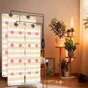 FINAQUA USB Plant Growth Light - Sunlight Simulation, Heat Adjustable 3 Light Modes & Timer for Flowers Fruits Veggies