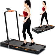 FINATI Under Desk Treadmill, Walking Pad for Home and Office, 2 in 1 Portable Walking Pad Treadmill,2.5 HP Portable Walking Jogging Running Machine with Remote Control and LED Display