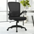 thumbnail image 1 of FINATI Office Chair, Mid Back Swivel Lumbar Support Desk Chair, Black, 1 of 1