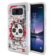 thumbnail image 1 of FINCIBO Hybrid Bling Sparkle Cover Case for Samsung Galaxy S8 Active, Cute Skull, 1 of 8