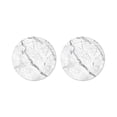 thumbnail image 1 of WIRESTER Round Screen Cleaner (5cm) Microfiber Sticker with Design for Smartphones, Tablets, iPad, Camera Lens, Computers, Laptop Screens - Set of 2pcs White Moroccan Marble, 1 of 6