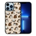 thumbnail image 1 of FINCIBO Soft Rubber Cover Case for Apple iPhone 13 Pro Max 6.7" 2021 (NOT FIT iPhone 13 mini 5.4"/iPhone 13 Pro 6.1"/iPhone 13 6.1" 2021), Brindle Brown English Bulldog Funny Playful Postures, 1 of 5