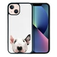 thumbnail image 1 of FINCIBO Soft Rubber Protector Cover Case for Apple iPhone 13 6.1" 2021 (NOT FIT Apple iPhone 13 mini 5.4" 2021/iPhone 13 Pro 6.1" 2021/iPhone 13 Pro Max 6.7" 2021), Animal Bull Terrier Dog, 1 of 5