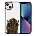 thumbnail image 1 of FINCIBO Soft Rubber Protector Cover Case for Apple iPhone 13 6.1" 2021 (NOT FIT Apple iPhone 13 mini 5.4" 2021/iPhone 13 Pro 6.1" 2021/iPhone 13 Pro Max 6.7" 2021), American Buffalo Bison, 1 of 5