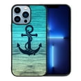 thumbnail image 1 of FINCIBO Soft Rubber Protector Cover Case for Apple iPhone 13 Pro Max 6.7" 2021 (NOT FIT Apple iPhone 13 mini 5.4" 2021/iPhone 13 Pro 6.1" 2021/iPhone 13 6.1" 2021), Blue Anchor Wood, 1 of 5