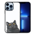 thumbnail image 1 of FINCIBO Soft Rubber Protector Cover Case for Apple iPhone 13 Pro Max 6.7" 2021 (NOT FIT Apple iPhone 13 mini 5.4" 2021/iPhone 13 Pro 6.1" 2021/iPhone 13 6.1" 2021), Black Bombay Kitten Cat, 1 of 5