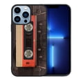 thumbnail image 1 of FINCIBO Soft Rubber Protector Cover Case for Apple iPhone 13 Pro Max 6.7" 2021 (NOT FIT Apple iPhone 13 mini 5.4" 2021/iPhone 13 Pro 6.1" 2021/iPhone 13 6.1" 2021), Red Vintage Cassette Tape, 1 of 5
