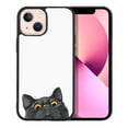 thumbnail image 1 of FINCIBO Soft Rubber Protector Cover Case for Apple iPhone 13 mini 5.4" 2021 (NOT FIT Apple iPhone 13 Pro 6.1" 2021/iPhone 13 6.1" 2021/iPhone 13 Pro Max 6.7" 2021), Animal Black Bombay Kitten Cat, 1 of 5