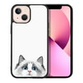 thumbnail image 1 of FINCIBO Soft Rubber Protector Cover Case for Apple iPhone 13 mini 5.4" 2021 (NOT FIT iPhone 13 Pro 6.1" 2021/iPhone 13 6.1" 2021/iPhone 13 Pro Max 6.7" 2021), Animal White Silver Point Ragdoll Cat, 1 of 5