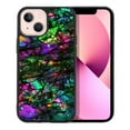 thumbnail image 1 of FINCIBO Soft Rubber Protector Cover Case for Apple iPhone 13 mini 5.4" 2021 (NOT FIT Apple iPhone 13 Pro 6.1" 2021/iPhone 13 6.1" 2021/iPhone 13 Pro Max 6.7" 2021), Purple Green Galaxy Marble, 1 of 5