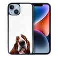 thumbnail image 1 of FINCIBO Soft Rubber Protector Cover Case for Apple iPhone 14 6.1" 2022, Basset Hound Dog, 1 of 5