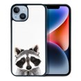 thumbnail image 1 of FINCIBO Soft Rubber Protector Cover Case for Apple iPhone 14 6.1" 2022, Raccoon, 1 of 5