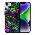 thumbnail image 1 of FINCIBO Soft Rubber Protector Cover Case for Apple iPhone 14 Max 6.7" 2022, Purple Green Galaxy Marble, 1 of 5