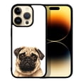 thumbnail image 1 of FINCIBO Soft Rubber Protector Cover Case for Apple iPhone 14 Pro 6.1" 2022, Pug Puppy Dog, 1 of 5