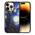 thumbnail image 1 of FINCIBO Soft Rubber Protector Cover Case for Apple iPhone 14 Pro 6.1" 2022, The Starry Night Van Gogh, 1 of 5