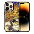thumbnail image 1 of FINCIBO Soft Rubber Protector Cover Case for Apple iPhone 14 Pro 6.1" 2022, Van Gogh Mulberry, 1 of 5