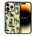 thumbnail image 1 of FINCIBO Soft Rubber Protector Cover Case for Apple iPhone 14 Pro Max 6.7" 2022, Australian Shepherd Funny Playful Postures, 1 of 5