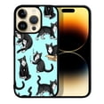 thumbnail image 1 of FINCIBO Soft Rubber Protector Cover Case for Apple iPhone 14 Pro Max 6.7" 2022, Black White Tuxedo Cat Playful Postures, 1 of 5