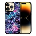 thumbnail image 1 of FINCIBO Soft Rubber Protector Cover Case for Apple iPhone 14 Pro Max 6.7" 2022, Mosaic Mermaid Scale, 1 of 5