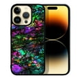 thumbnail image 1 of FINCIBO Soft Rubber Protector Cover Case for Apple iPhone 14 Pro Max 6.7" 2022, Purple Green Galaxy Marble, 1 of 5