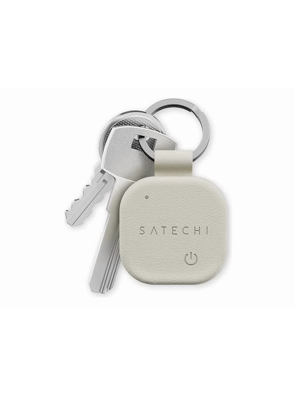 FindAll Keychain with Find My, Wireless Rechargeable, Location Tracker, Left-Behind Alerts, Loud Audible Chime, Works with iPhone, iPad, Mac – Sand
