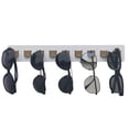 thumbnail image 1 of FINDAMAZE Sunglasses Organizer Wall Mounted Wood Sunglass Holder(White-1pcs-long), 1 of 5
