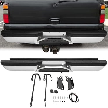 1995-2004 Toyota Tacoma Steel Rear Step Bumper WITHOUT Parking Sensor