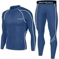 thumbnail image 1 of FINDCI Men Tight Sportswear Gym Workout Running Camo Exclusive Sports Suits Indoor Workout Pants Sets(New Light Grey,Medium), 1 of 5