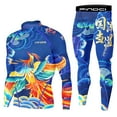 thumbnail image 1 of FINDCI Men's Men's Gym Running Fitness Kit Compression Pants Shirt Top Long Sleeve Jacket Set 2 PCS - Workout Outfit Set Jogging Sports Set Running Rashguard Tracksuit,Large,Newdesign16, 1 of 6