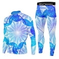 thumbnail image 1 of FINDCI Men's Men's Gym Running Fitness Kit Compression Pants Shirt Top Long Sleeve Jacket Set 2 PCS - Workout Outfit Set Jogging Sports Set Running Rashguard Tracksuit,Medium,Newdesign7, 1 of 6