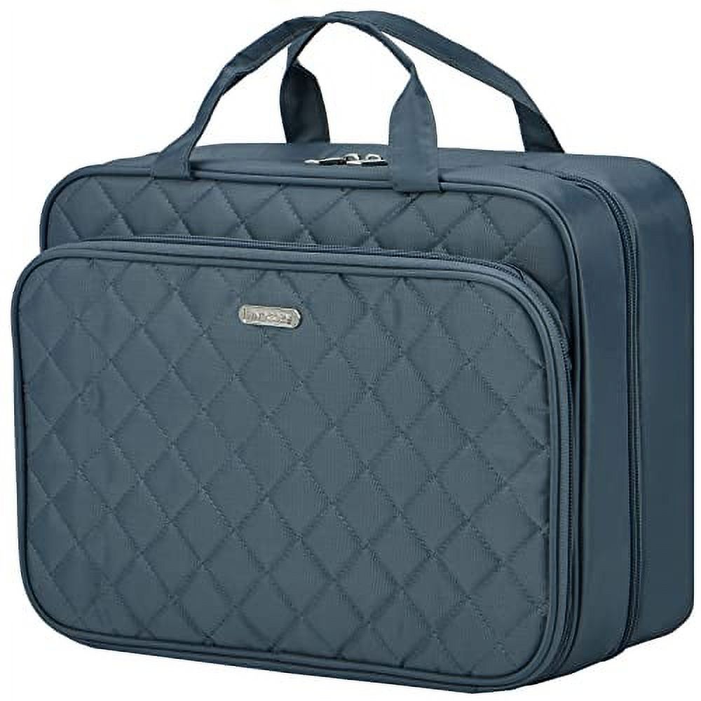 FINDCOZY Extra Large Toiletry Bag with Hanging Hook, Travel Makeup Case for Women, Cosmetic