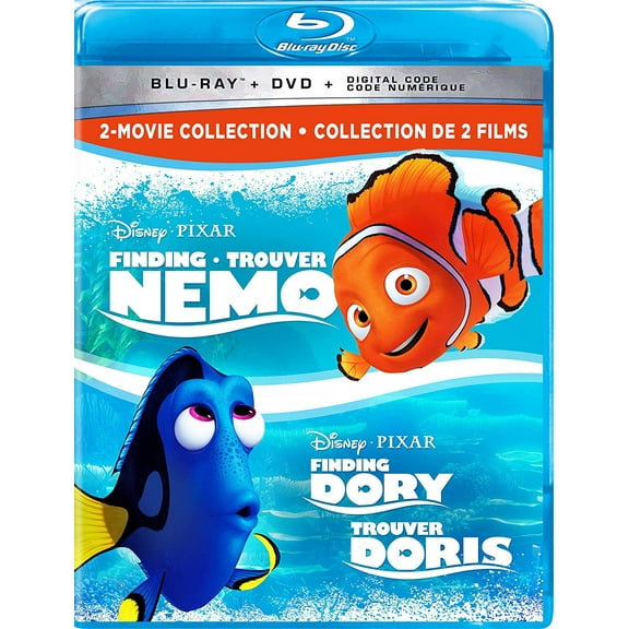 FINDING NEMO/FINDING DORY 2-MOVIE COLLECTION [Blu-ray] (Bilingual)