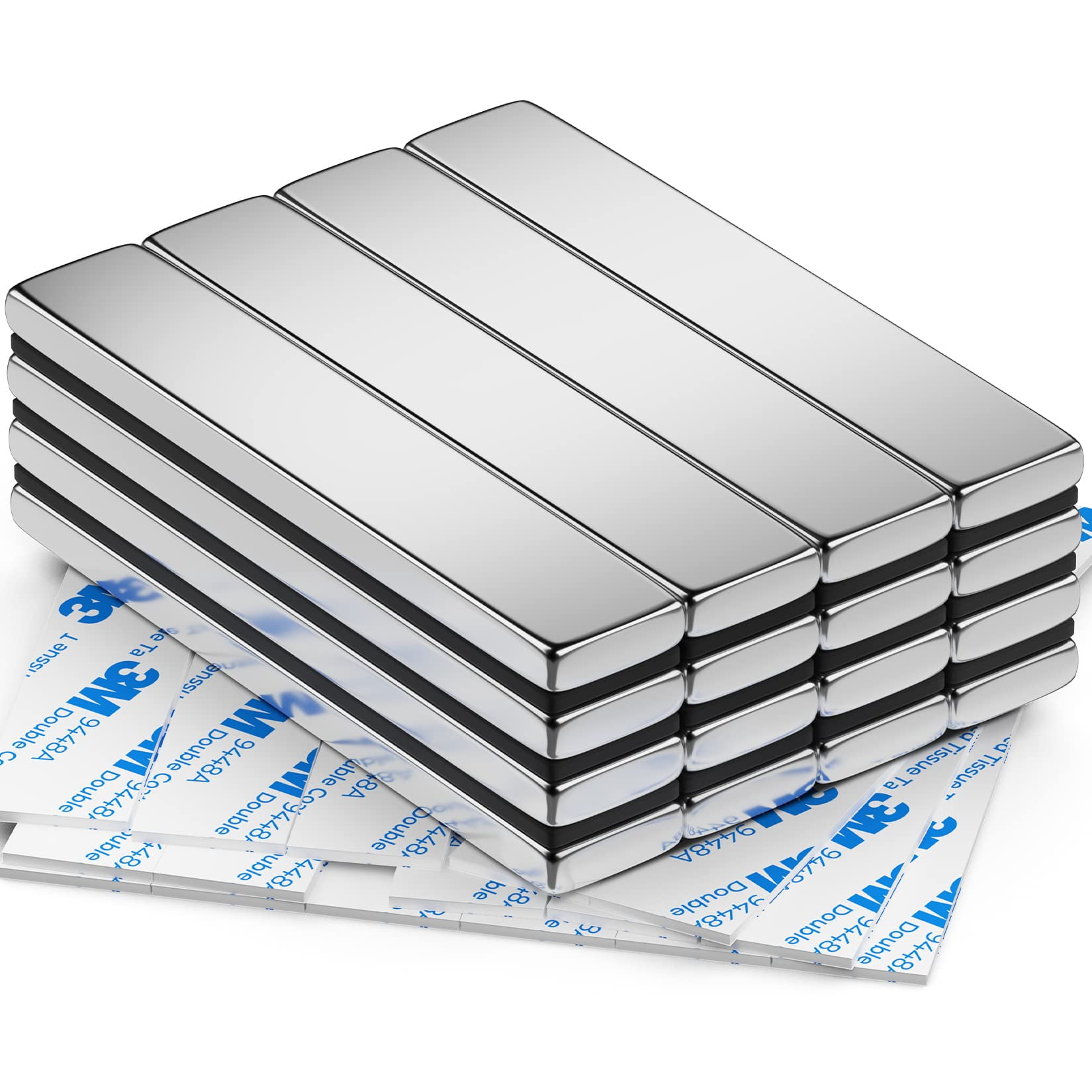 FINDMAG 16 Pack Bar Powerful Neodymium Bar Rare Earth