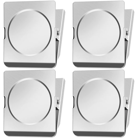 4 Pack Clip Magnets 2.2inch Extra Large Magnetic Clips Heavy Duty, Fridge Magnet Clips, Whiteboard Magnet Clips, Clip Magnets for Fridge Home, Office, Whiteboard etc.