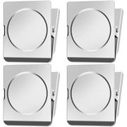 FINDMAG 4 Pack Clip Magnets 2.2inch Extra Large Magnetic Clips Heavy Duty, Fridge Magnet Clips, Whiteboard Magnet Clips, Clip Magnets for Fridge Home, Office, Whiteboard etc.