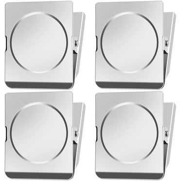 FINDMAG 4 Pack Clip Magnets 2.2inch Extra Large Magnetic Clips Heavy Duty, Fridge Magnet Clips, Whiteboard Magnet Clips, Clip Magnets for Fridge Home, Office, Whiteboard etc.
