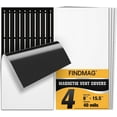 thumbnail image 1 of FINDMAG 4 Pack Magnetic Vent Covers, 8" x 15.5" High Strength Air Vent Covers for Home Floor, Wall, Ceiling Registers, HVAC and RV Airflow Control, 1 of 6