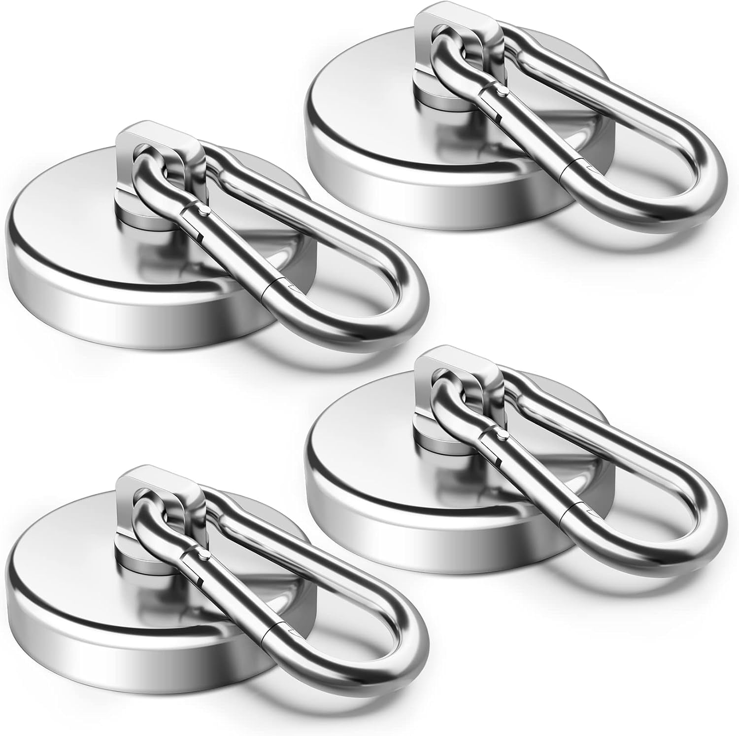 FINDMAG Magnetic Hooks Heavy Duty 170LBS, Strong Neodymium Magnetic ...