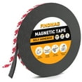 thumbnail image 1 of FINDMAG Magnetic Tape, 15 Feet Magnet Tape with Strong Self Adhesive Flexible Magnetic Strip Magnet Tape Roll Perfect for Craft and DIY Projects, whiteboards & Fridge Organization - 1/2 Inch, 1 of 7