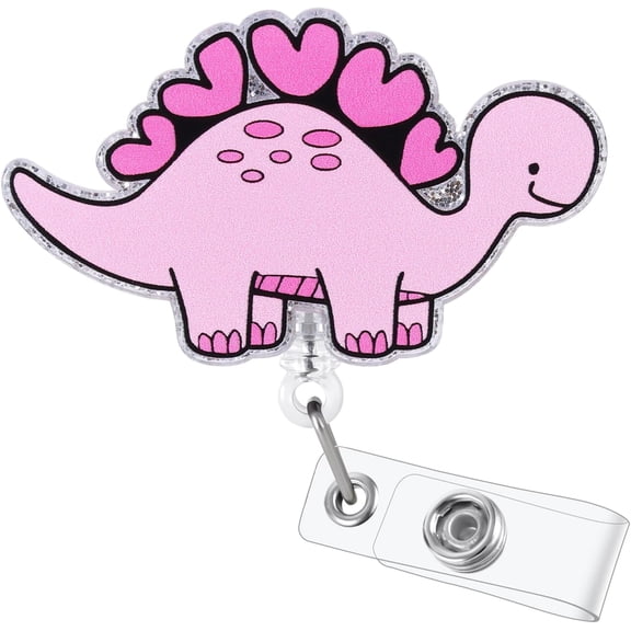 I'm FINE Funny Badge Reel, Cute Octopus Retractable ID Card Badge Holder, Name Tag Work Badge Clip for RN LPN CNA MA ER Night Shift Nurse Nursing Student OB/GYN Doctor Teacher, Nurse Gifts