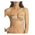thumbnail image 1 of FINE LINES Intimates Beige Lightly Padded Boost Cups Medium Coverage Strapless Bra 36D, 1 of 3