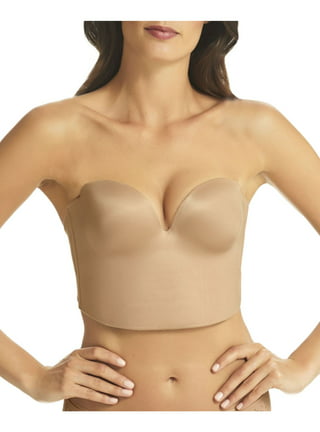 Fine Lines Womens Refined Wireless Strapless Bra, 32D, Nude : :  Clothing, Shoes & Accessories