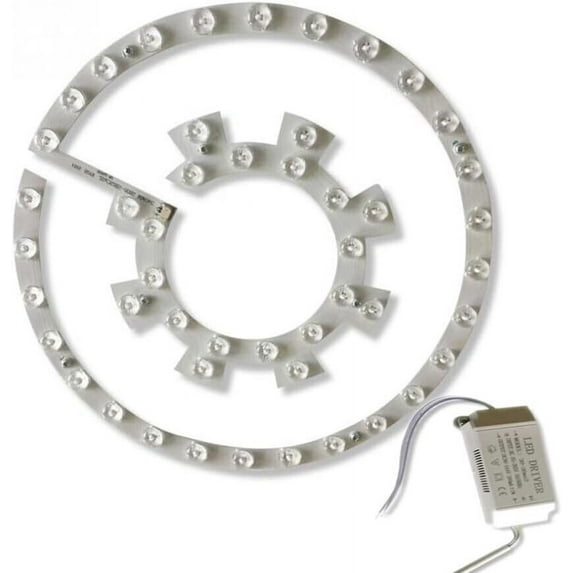 FINE MAKER 42"Retractable Ceiling Fan 36W 3-Color Change Light Panel LED Driver Replacement