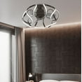 thumbnail image 1 of FINE MAKER Ceiling Fan with Lights Remote Control Industrial Low Profile Small Ceiling Fan Vintage Farmhouse Quiet Reversible 6-Speed, 1 of 6